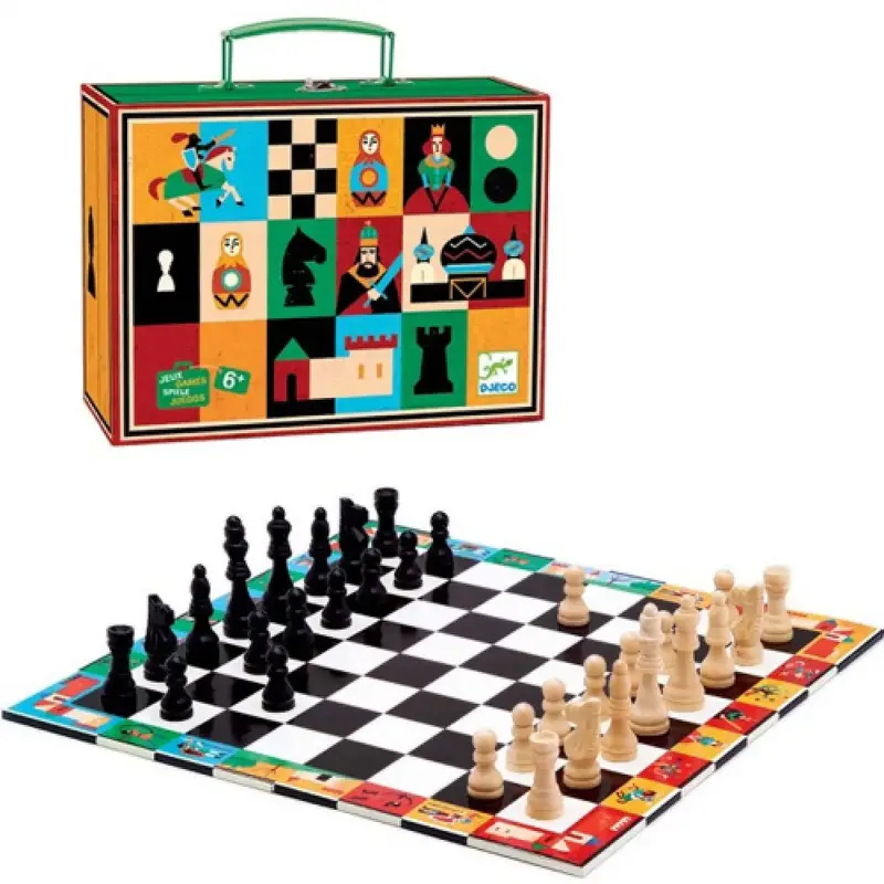 Valigetta Scacchi e Dama Nomad Chess and Checkers Gioco da Tavola