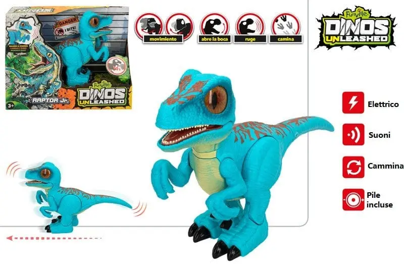 Velociraptor Junior, Dinosauro Interattivo per Bambini