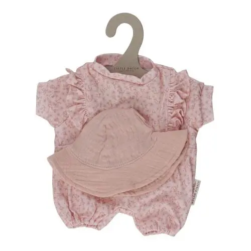 Vestito per Bambola Neonata Rosa Lily Noa 36 Cm - Baby Doll Clothes Pink