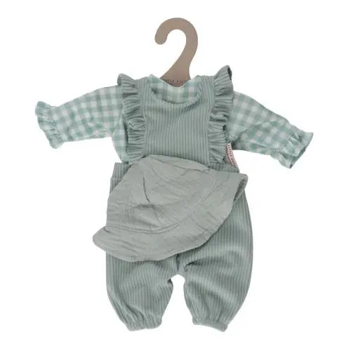 Vestito per Bambola Neonata Verde Lily Noa 36 Cm - Baby Doll Clothes Green