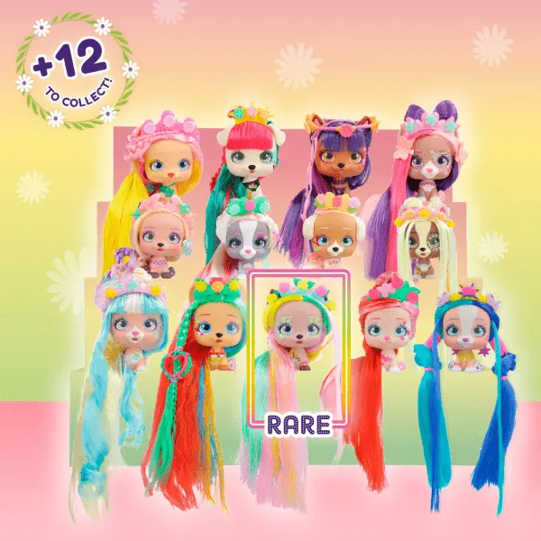 Vip Pets Spring Vibes, Bambole Cagnoline 9 Sorprese, IMC Toys