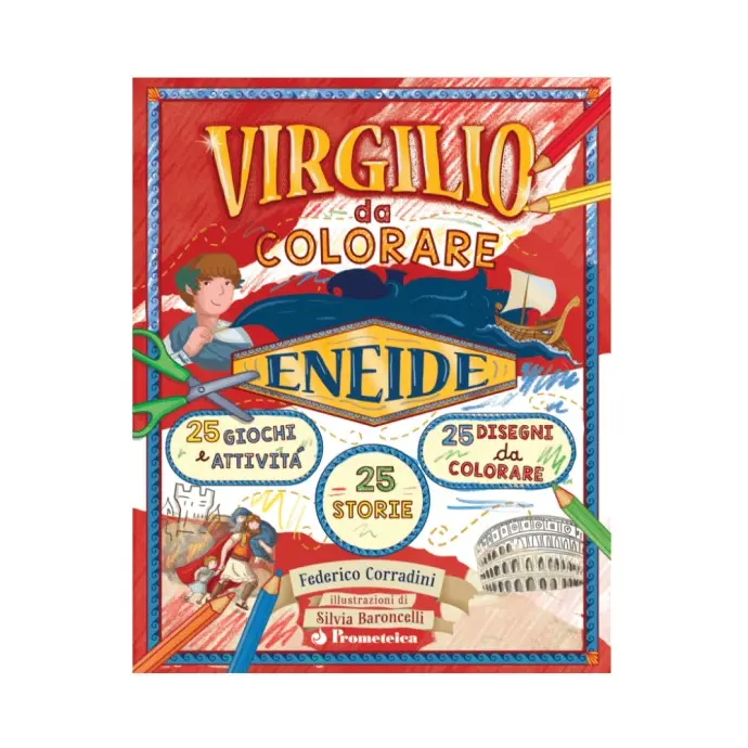 Virgilio da colorare - Eneide (con segnalibro)