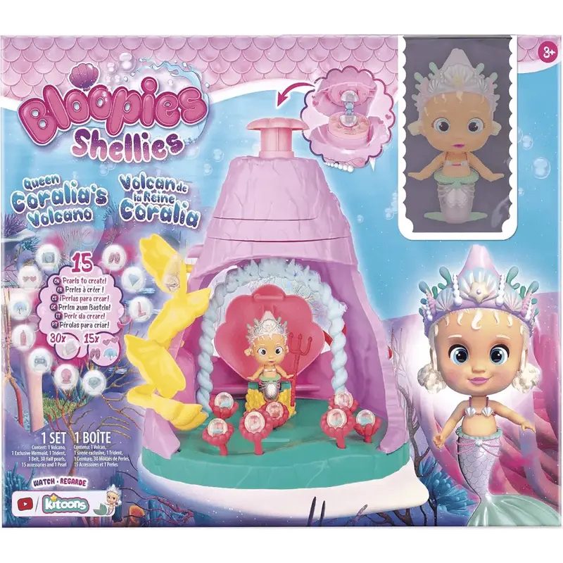 Vulcano di Coralia playset Bloopies Shellies