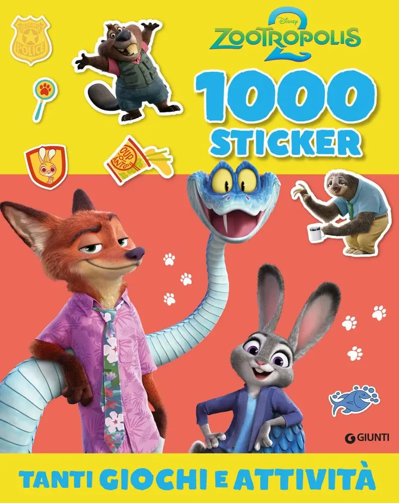 Walt Disney Zootropolis 2. 1000 Stickers. Giochi E Attività