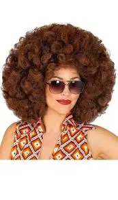 WIDMANN Parrucca Big Mama AFRO MARRONE