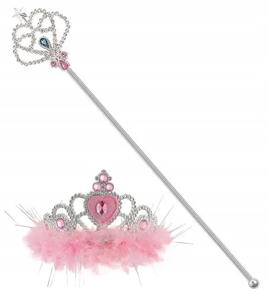 Widmann - Tiara e Bacchetta Magica da Principessa Rosa