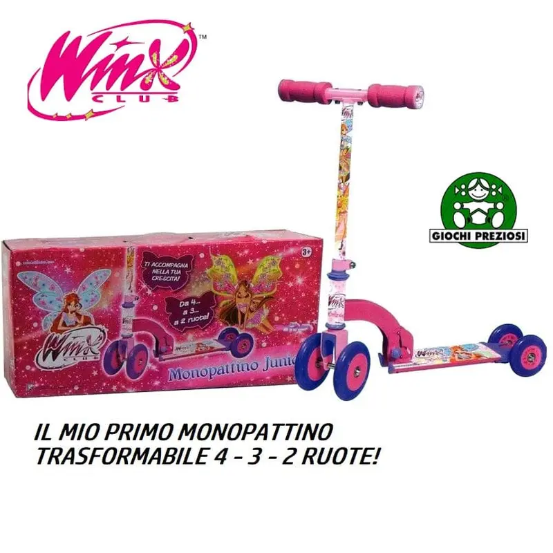 Winx Monopattino Evolutivo 4-3-2 Ruote - Giochi Preziosi