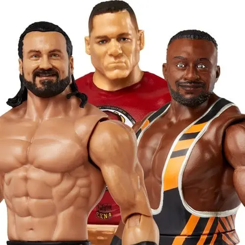 WWE Personaggi Wrestling giocattolo, action figures snodabili da 15cm