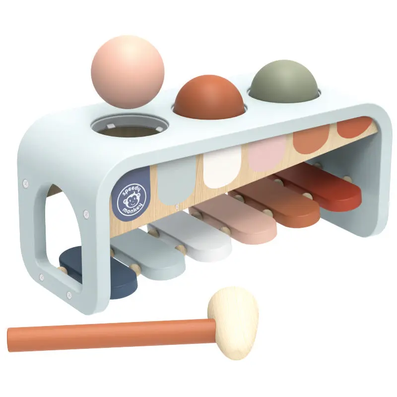 Xilofono 2 in 1 in Legno Speedy Monkey