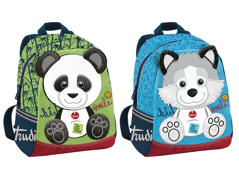 Zaino Asilo Trudi Zainetto Peluche Panda - Husky