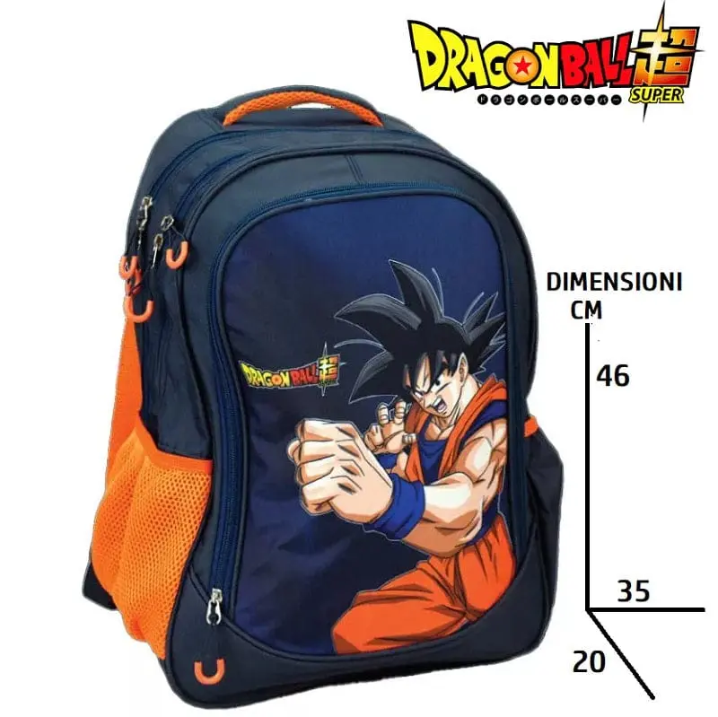 Zaino Dragon Ball 46cm scuola Elementare e Media