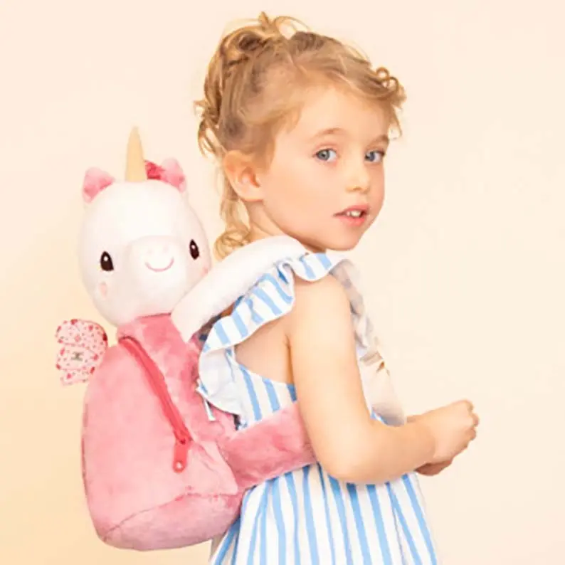 Zaino morbido a forma di unicorno LENA - Lilliputiens