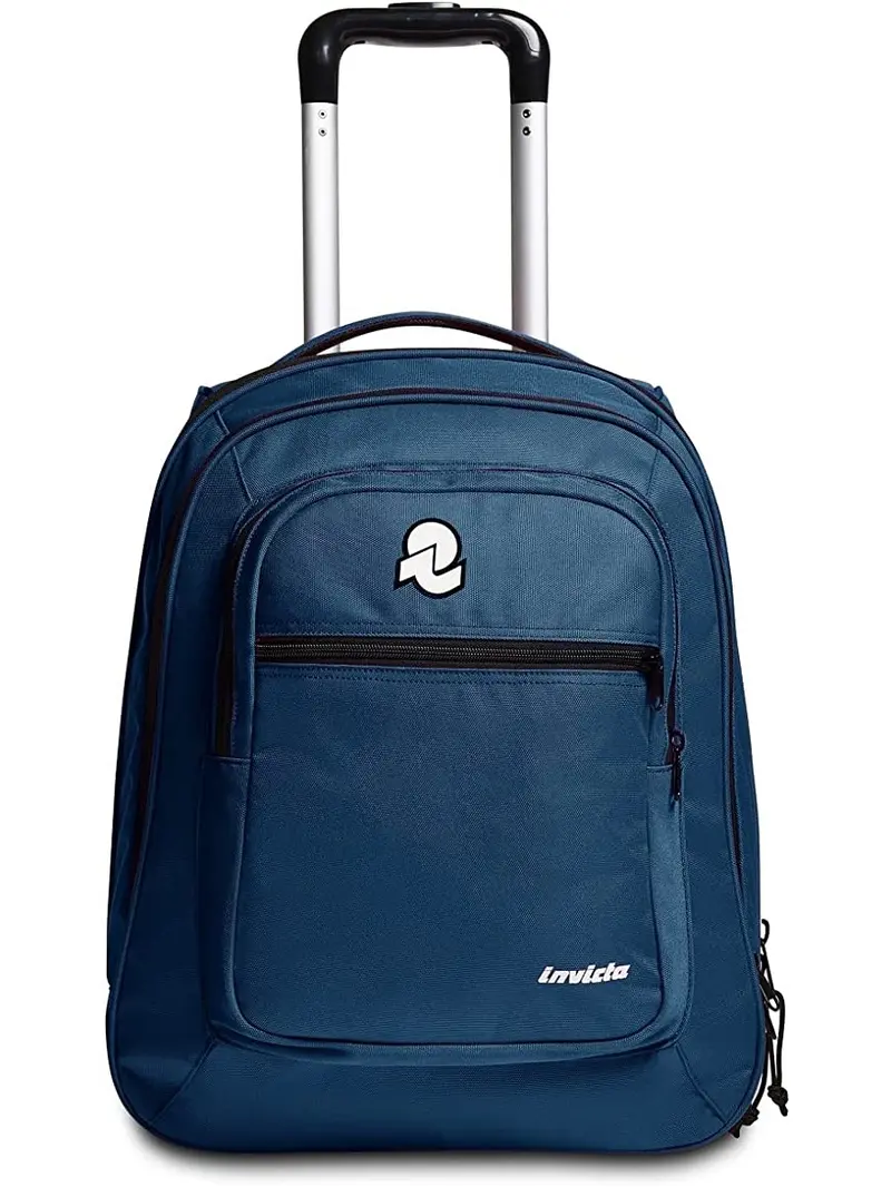Zaino New Bump Plain Invicta Trolley Blu