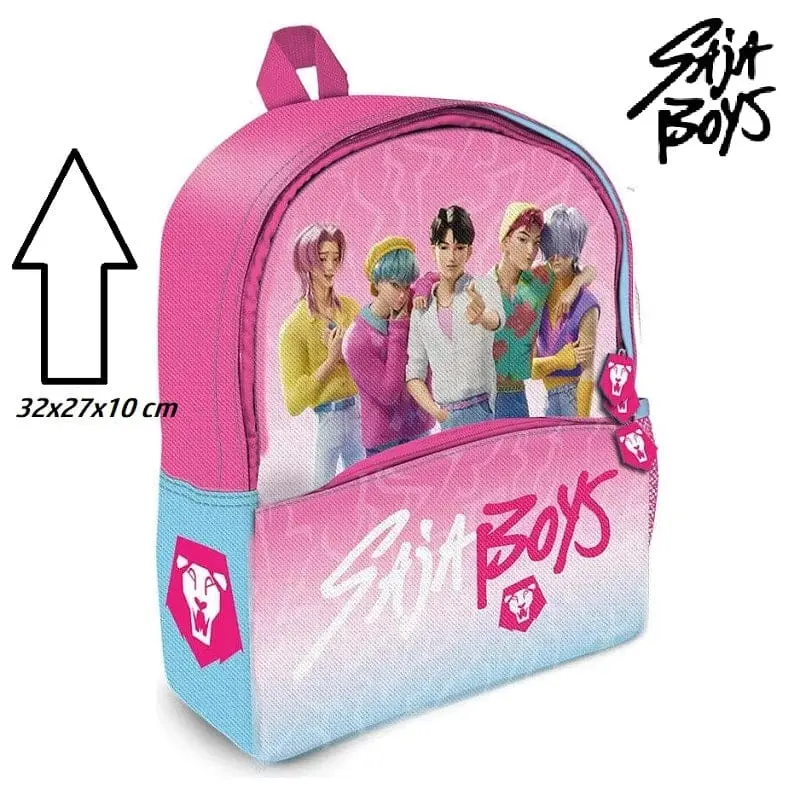 Zaino Saja Boys Kpop Demon Hunters ideale per la scuola e il tempo libero