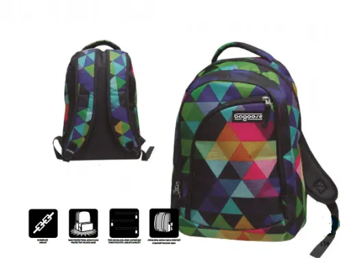 Zaino Scuola e Tempo Libero Multicolore 45cm