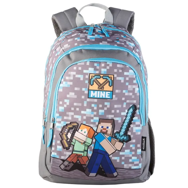 Zaino Scuola Elementare Minecraft 44cm