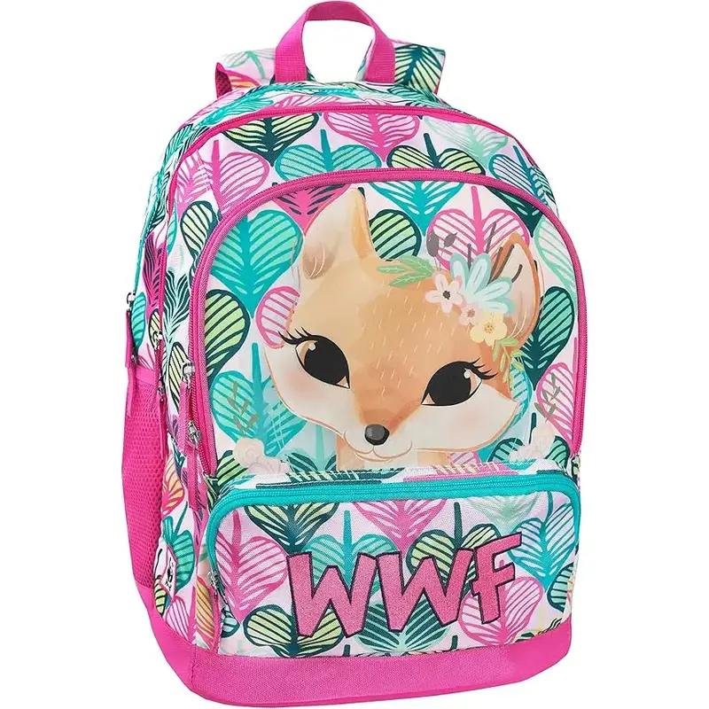 Zaino Scuola WWF Volpe Rosa Franco Panini