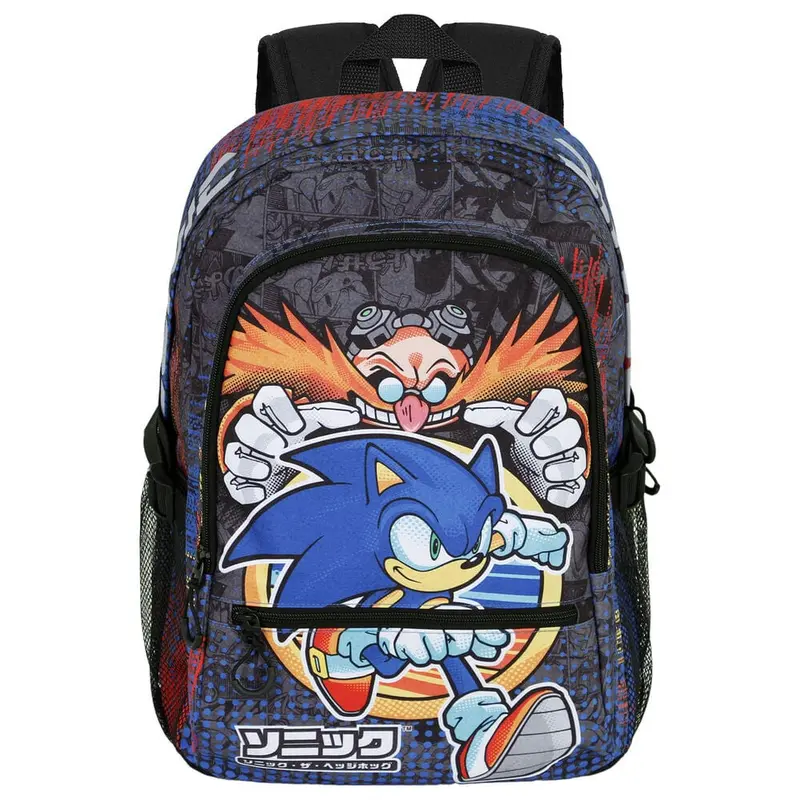 Zaino Sonic 44cm Scuola Elementare