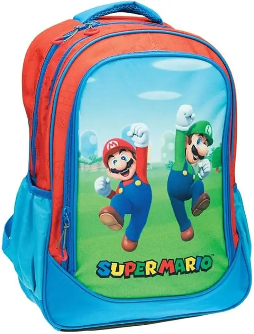 Zaino Super Mario 45cm Ideale per la Scuola Elementare