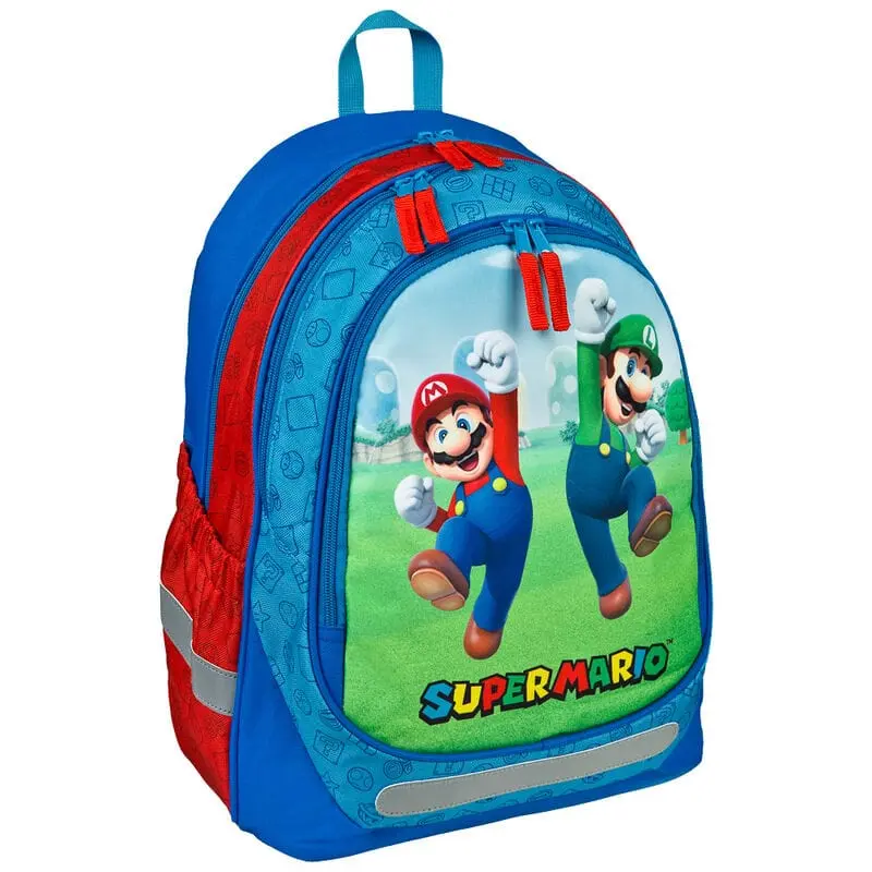 Zaino Super Mario ideale per la Scuola Elementare da 43cm