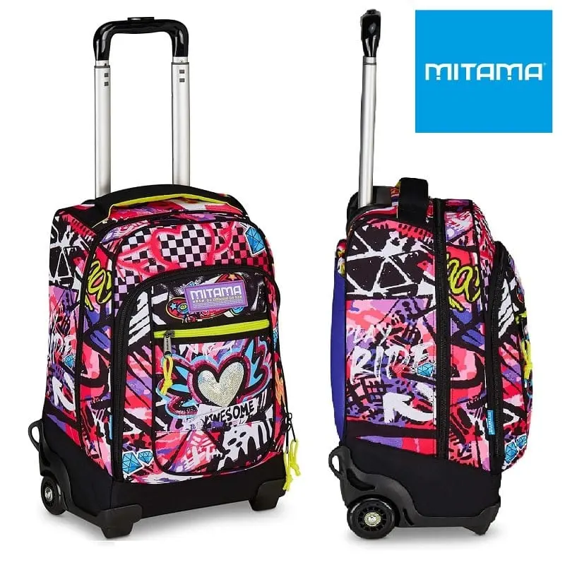 Zaino Trolley Mitama Urban Queen ideale per la Scuola Elementare e Media