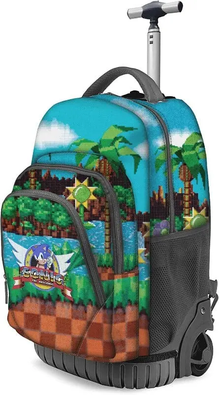 Zaino Trolley Scuola Sonic da 47cm