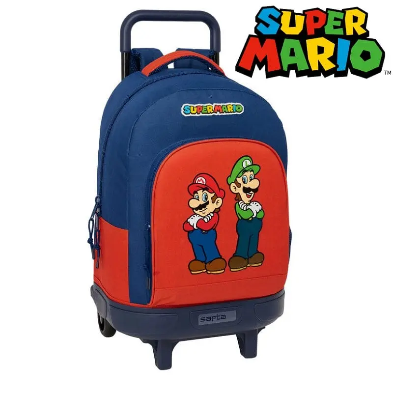 Zaino Trolley Super Mario Elementari - Safta